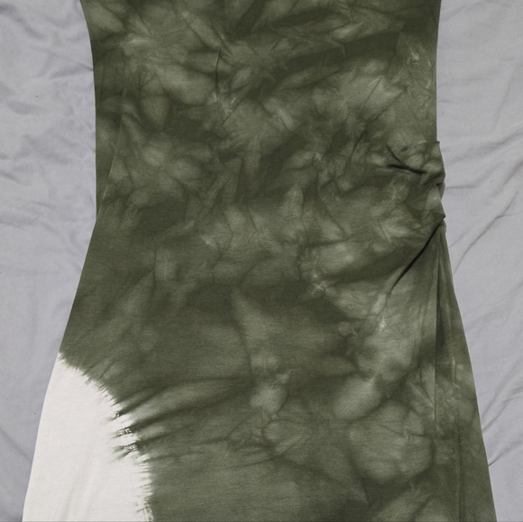 VANESSA WILLIAMS Stretch COTTON SPANDEX MOSS TYE DYE DRESS SIZE LARGE So Sexy. - Picture 6 of 6
